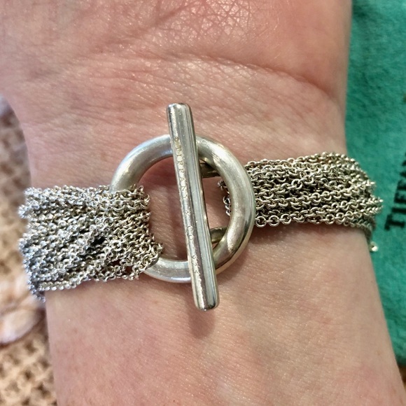 Tiffany & Co. Silver Heart Toggle Bracelet - Picture 7 of 7